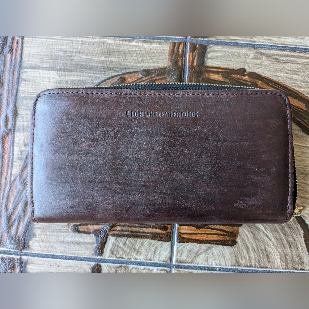 Portland Leather Dark Brown Wallet